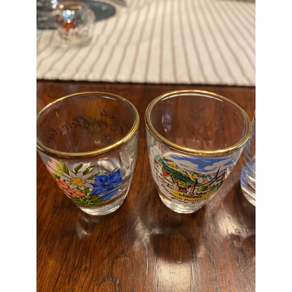 Vintage German Shot Glasses set of 4 - Picture 4 of 6